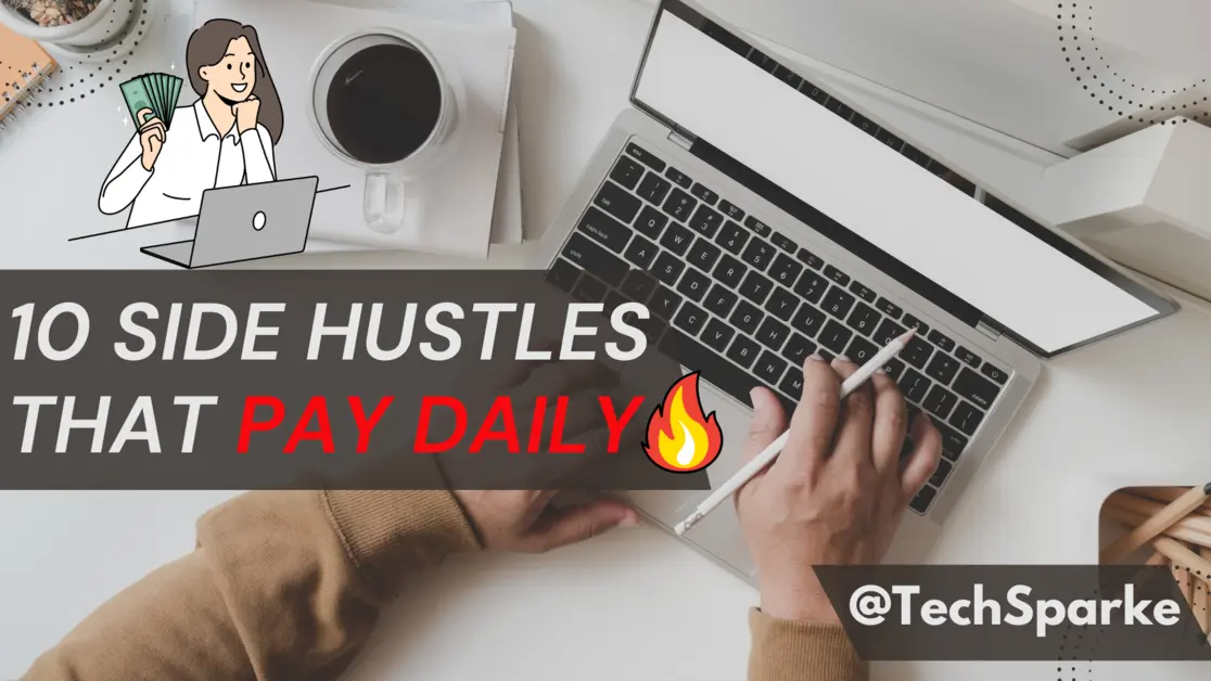 Side hustles that pay daily